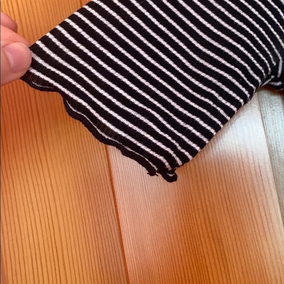 Off the Shoulder Stripped Top - Picture 2 of 2